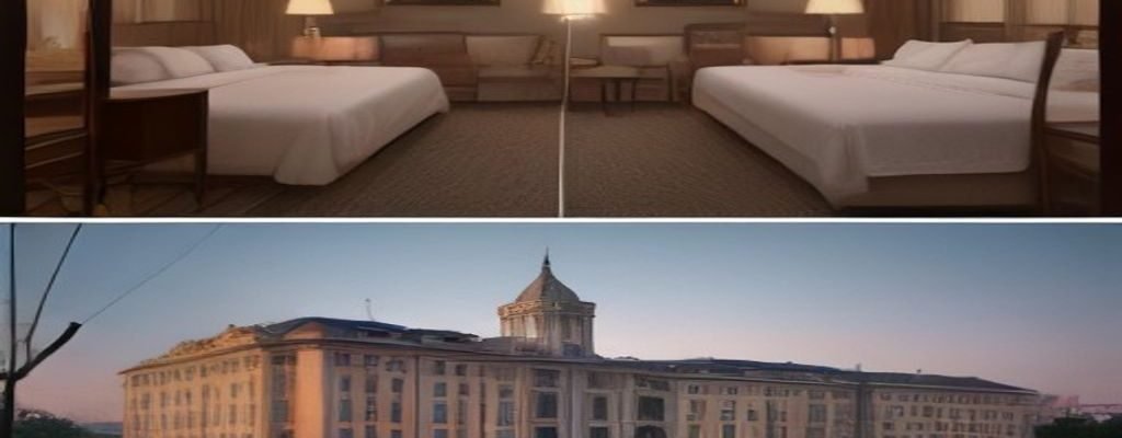Scenic view of downtown Istanbul showcasing historic architecture and modern hotels